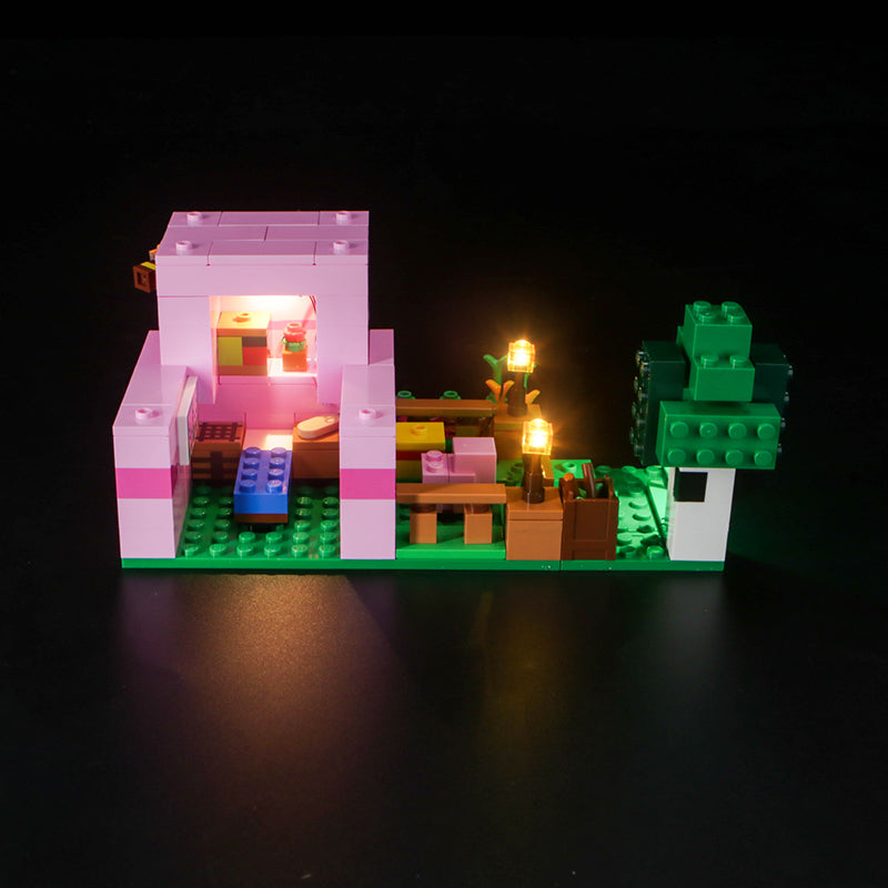 LED Light Kit for LEGO® Minecraft® 21268 The Baby Pig House
