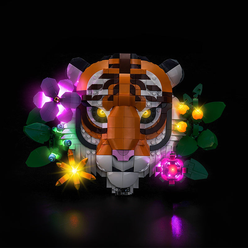LED Light Kit for LEGO® Art The Fauna Collection – Tiger 31217