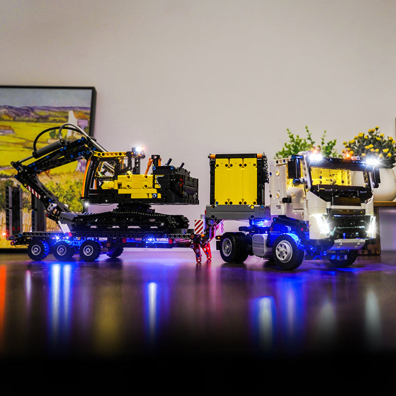 LED Light Kit for LEGO® Technic 42175 Volvo FMX Truck & EC230 Electric Excavator