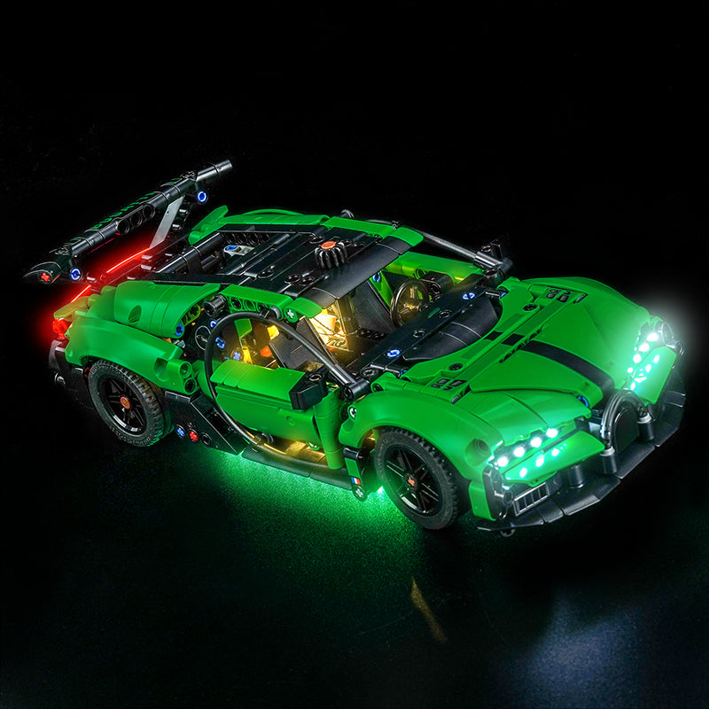 Led Light Kit for LEGO® Green Bugatti Chiron Pur Sport Hypercar 42241