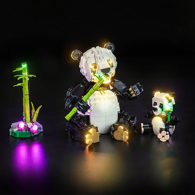 LED Light Kit for LEGO® Creator 3in1 Wild Animals: Panda Family 31165