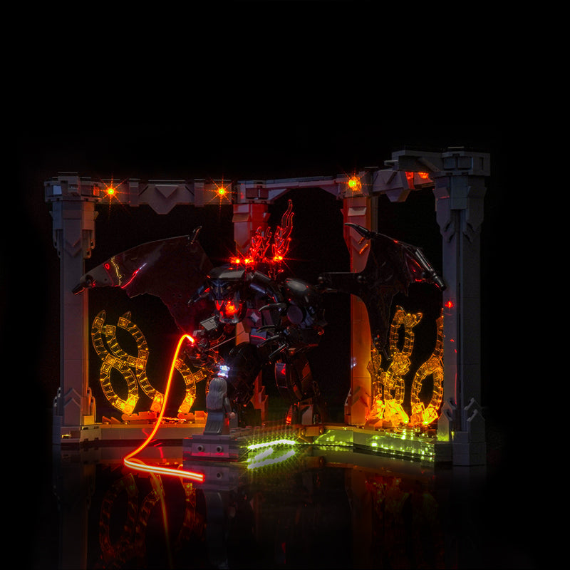 LED Light Kit for LEGO® Icons The Lord of the Rings: Balrog™ Book Nook 10367