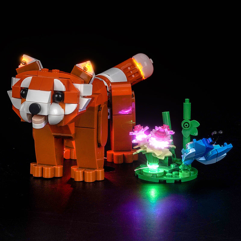 Led Light Kit for LEGO® Cute Animals: Red Panda Lighting 31394