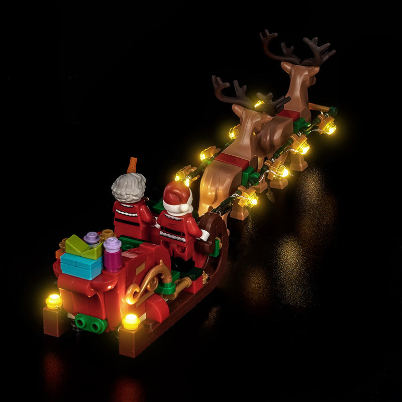 Led Light Kit for LEGO® Santa's Holiday Sleigh Adventure 40866