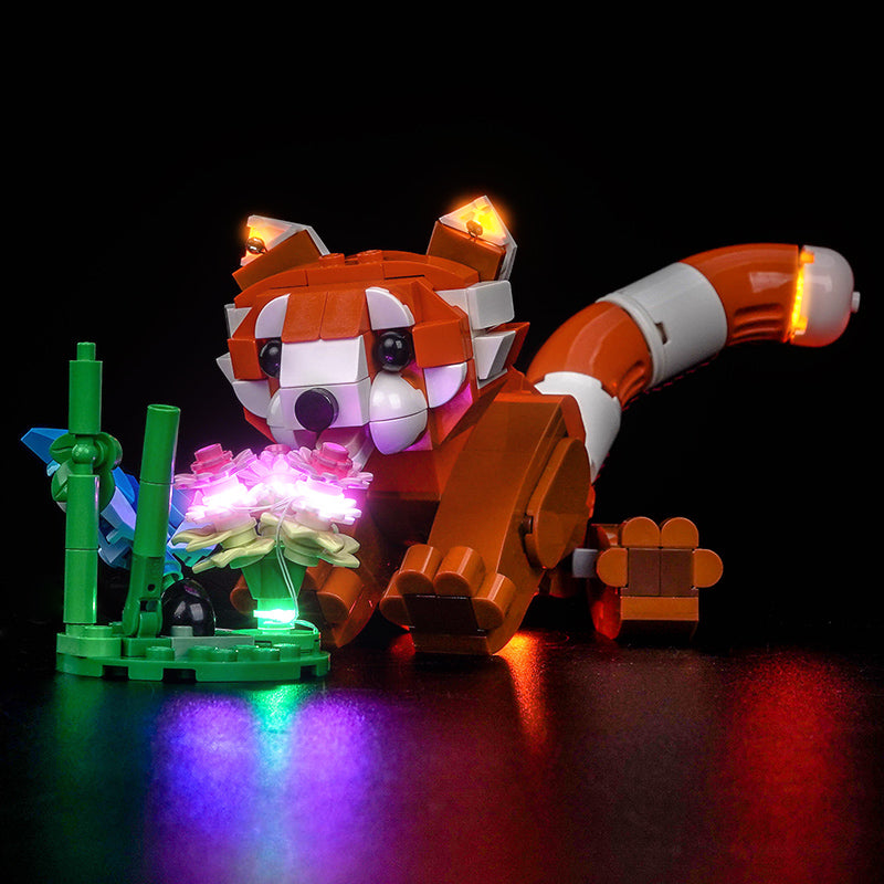 Led Light Kit for LEGO® Cute Animals: Red Panda Lighting 31394