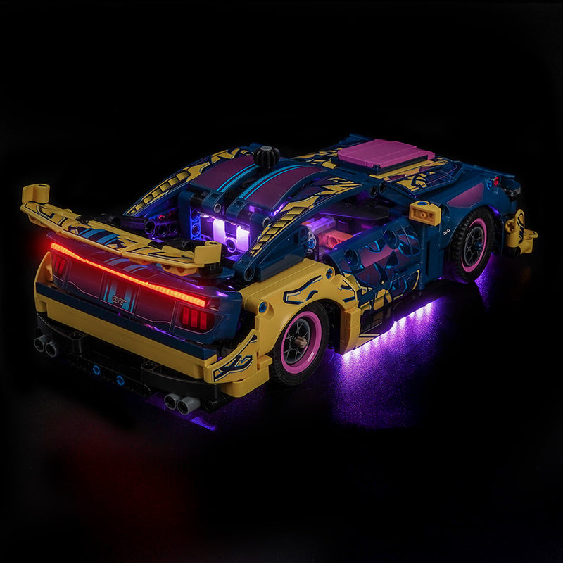 Led Light Kit for LEGO® Custom Garage Ford Mustang GT Car 42236