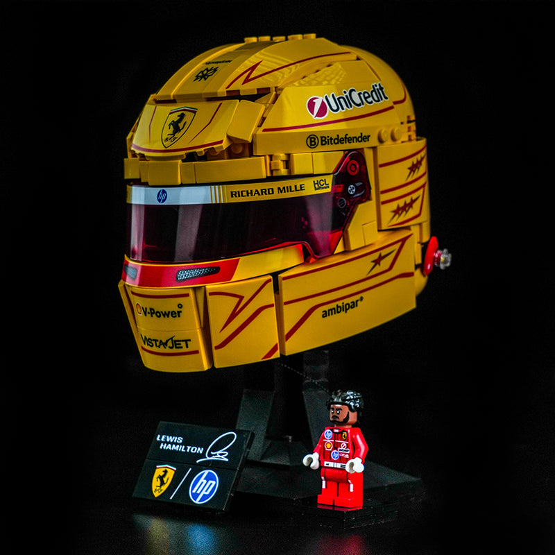 Led Light Kit for LEGO® Scuderia Ferrari HP Lewis Hamilton Helmet 43022
