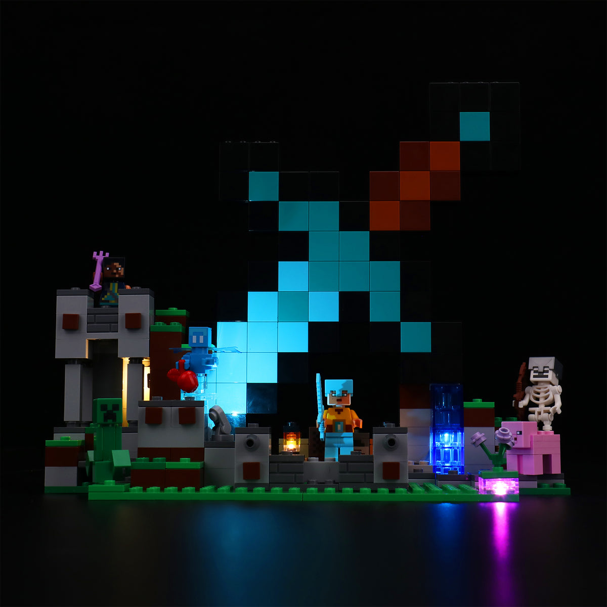 LED Light Kit for LEGO® Minecraft® 21244 The Sword Outpost