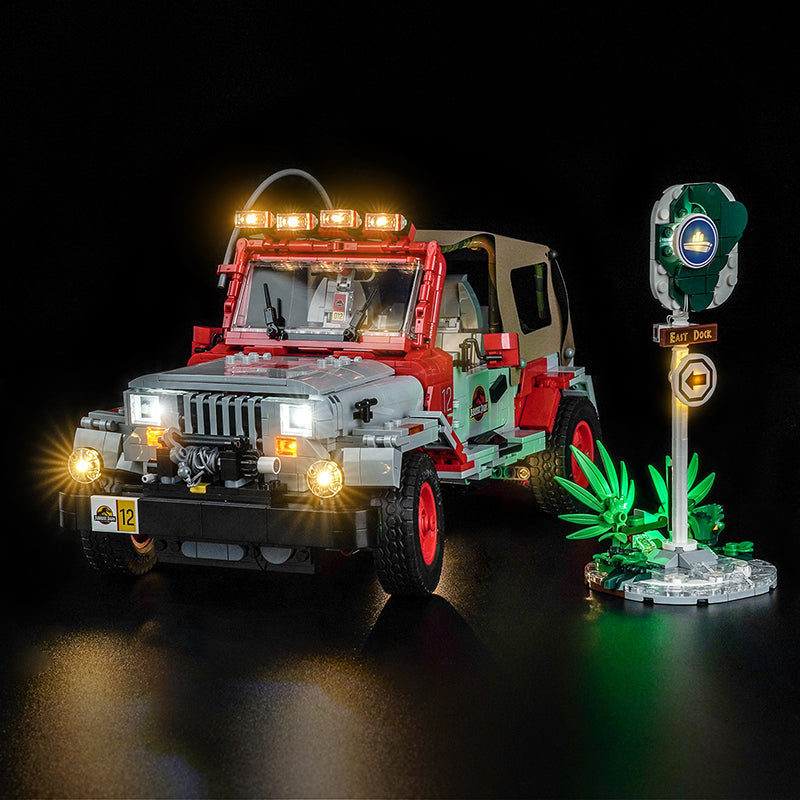 Led Light Kit for LEGO® Jurassic Park Jeep® Wrangler 77984