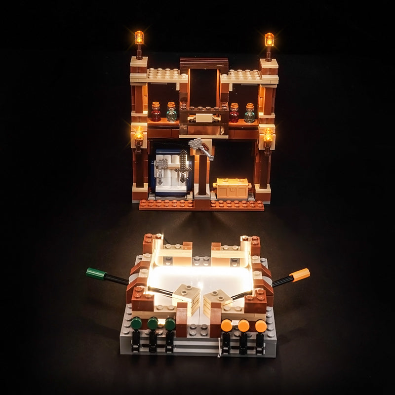 LED Light Kit for LEGO® Minecraft® 21272 Woodland Mansion Fighting Ring