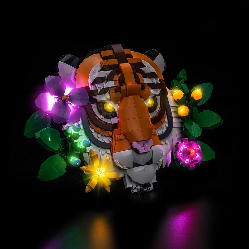 LED Light Kit for LEGO® Art The Fauna Collection – Tiger 31217