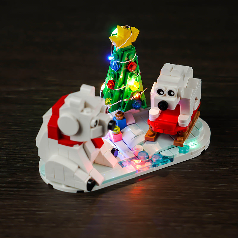 LED Light Kit for LEGO® Seasonal 40571 Wintertime Polar Bears