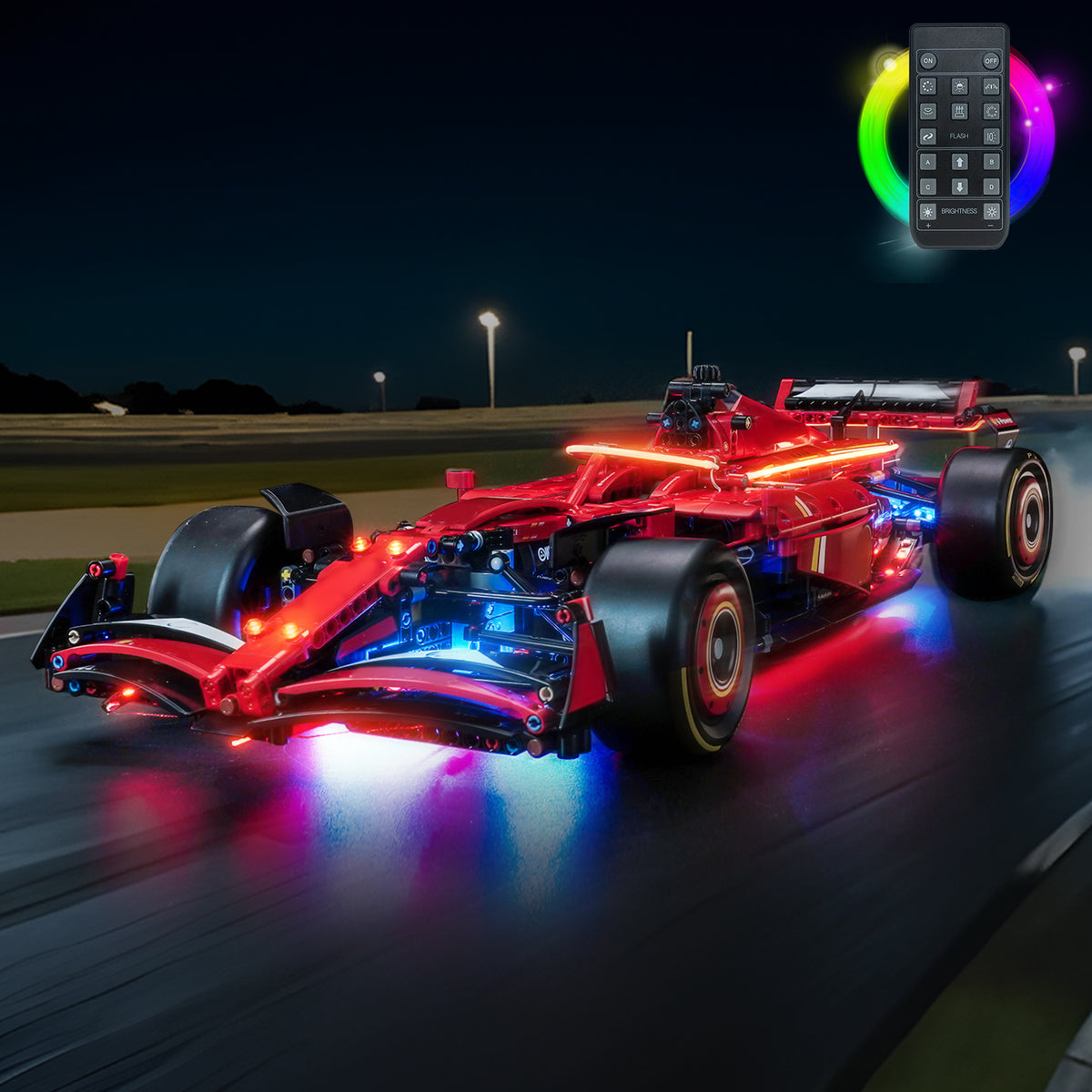 LED Light Kit for LEGO® Technic™ 42207 Ferrari SF-24 F1 Car