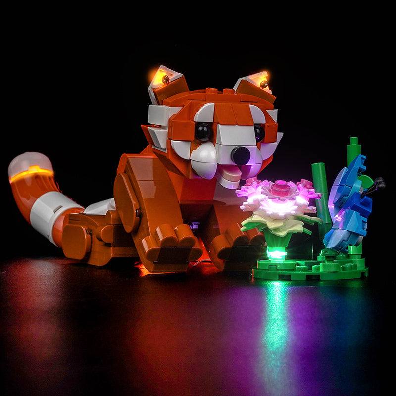 Led Light Kit for LEGO® Cute Animals: Red Panda Lighting 31394