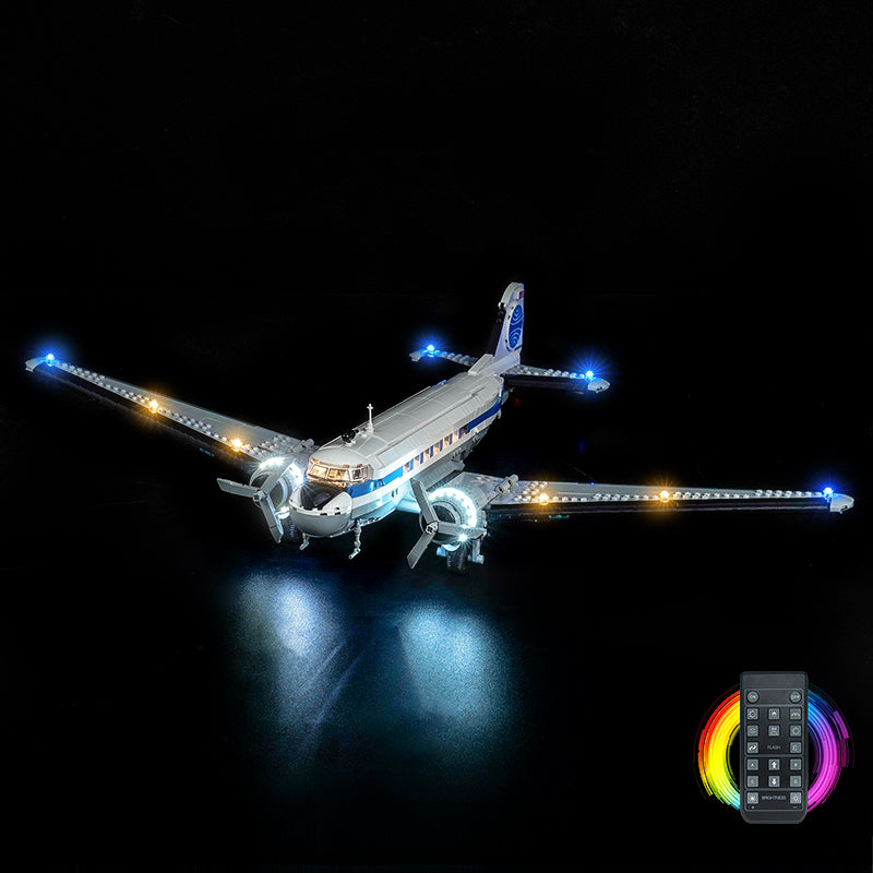 Led Light Kit for LEGO® Douglas™ DC-3™ PAN AM® Airliner 11378