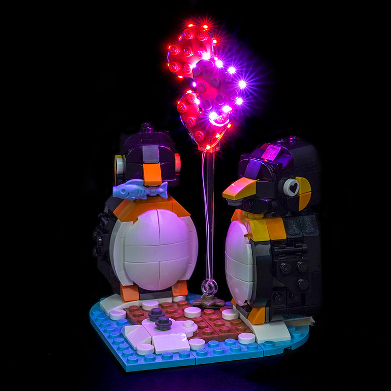 Led Light Kit for LEGO® Penguins in Love 40886