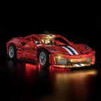 Led Light Kit for LEGO® Ferrari 488 Pista Car 42235