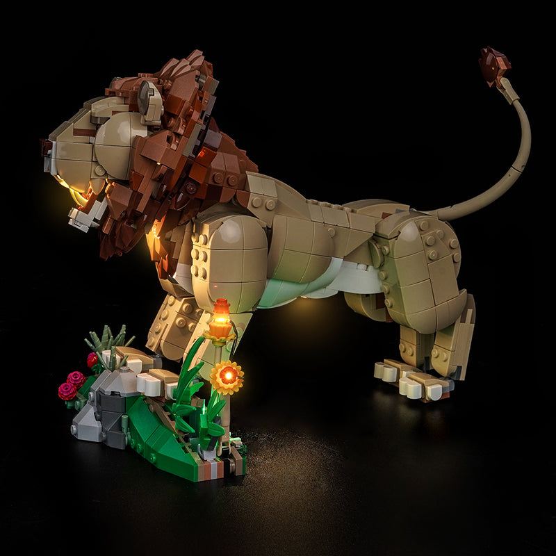 Led Light Kit for LEGO® Wild Animals: Majestic Lion 31386
