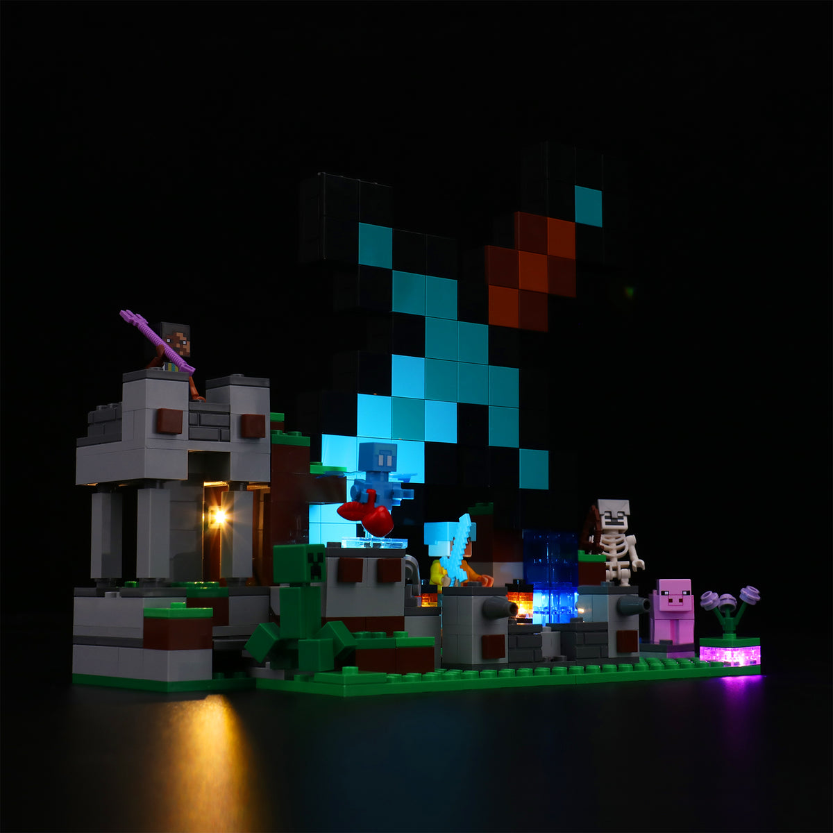 LED Light Kit for LEGO® Minecraft® 21244 The Sword Outpost