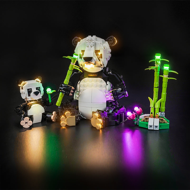 LED Light Kit for LEGO® Creator 3in1 Wild Animals: Panda Family 31165