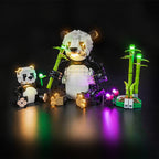 LED Light Kit for LEGO® Creator 3in1 Wild Animals: Panda Family 31165