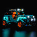 Led Light Kit for LEGO® Jeep® Wrangler Rubicon SUV 42227