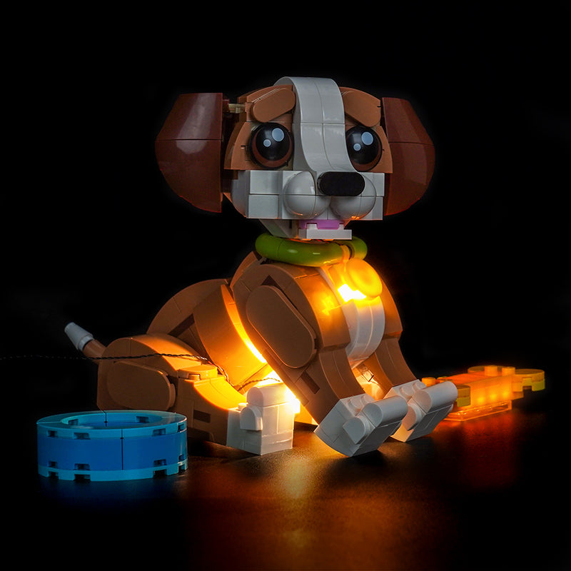 Led Light Kit for LEGO® Cute Animals: Playful Puppy Dog 31382
