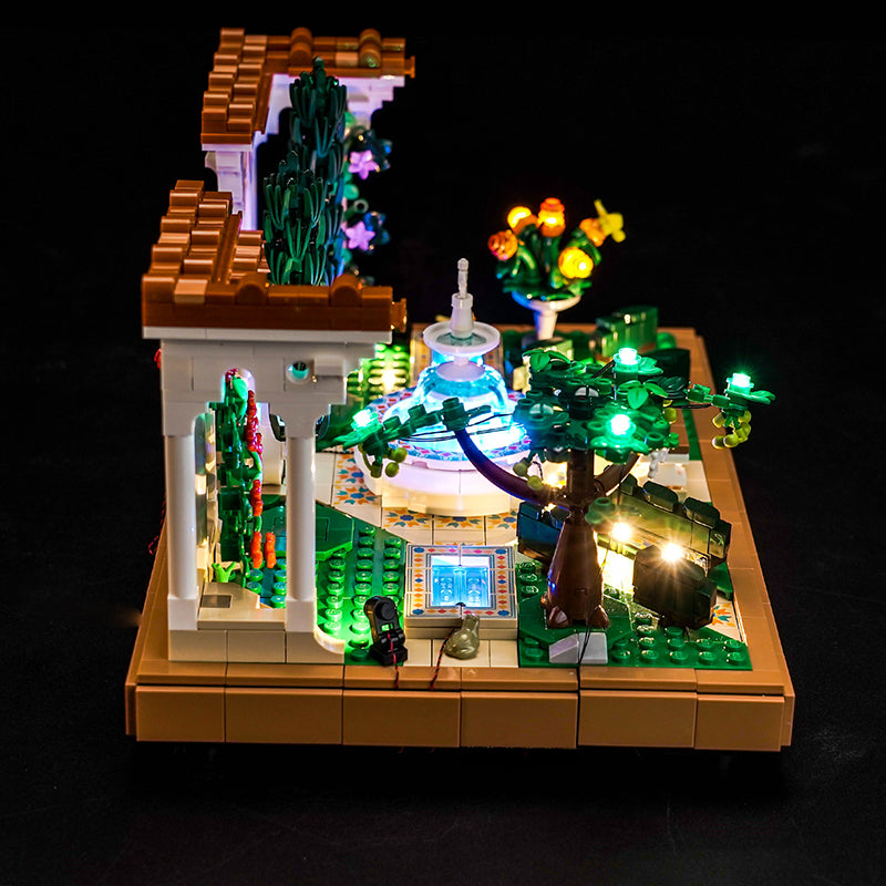 LED Light Kit for LEGO® Icons Fountain Garden 10359