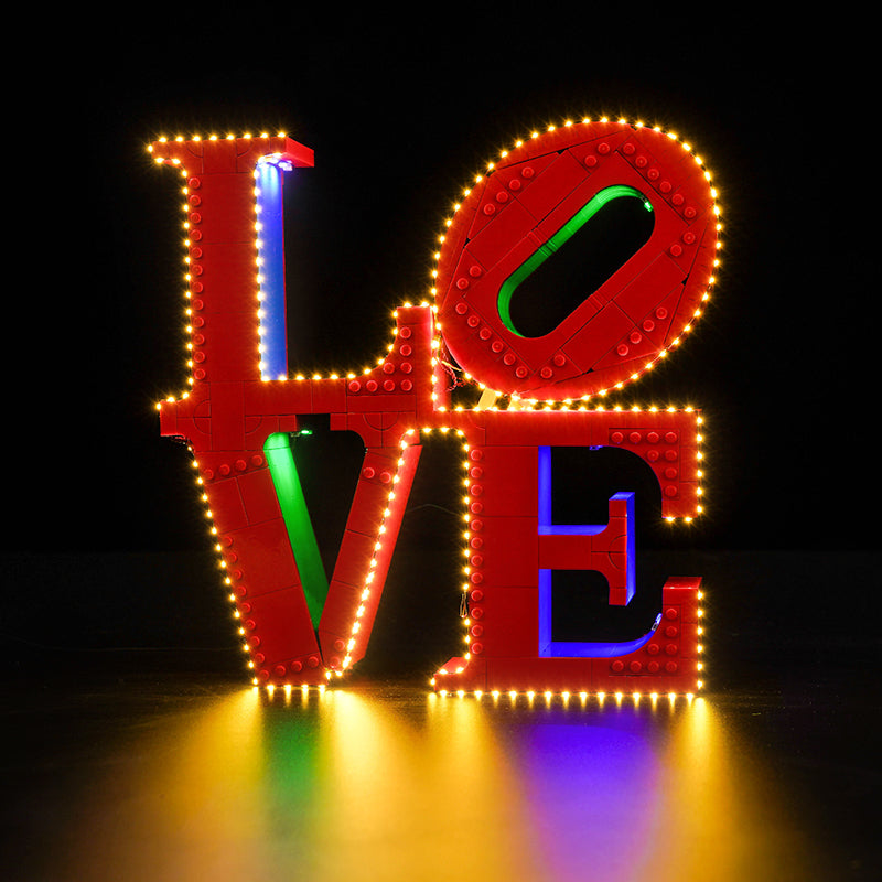 LED Light Kit for LEGO® Art 31214 LOVE