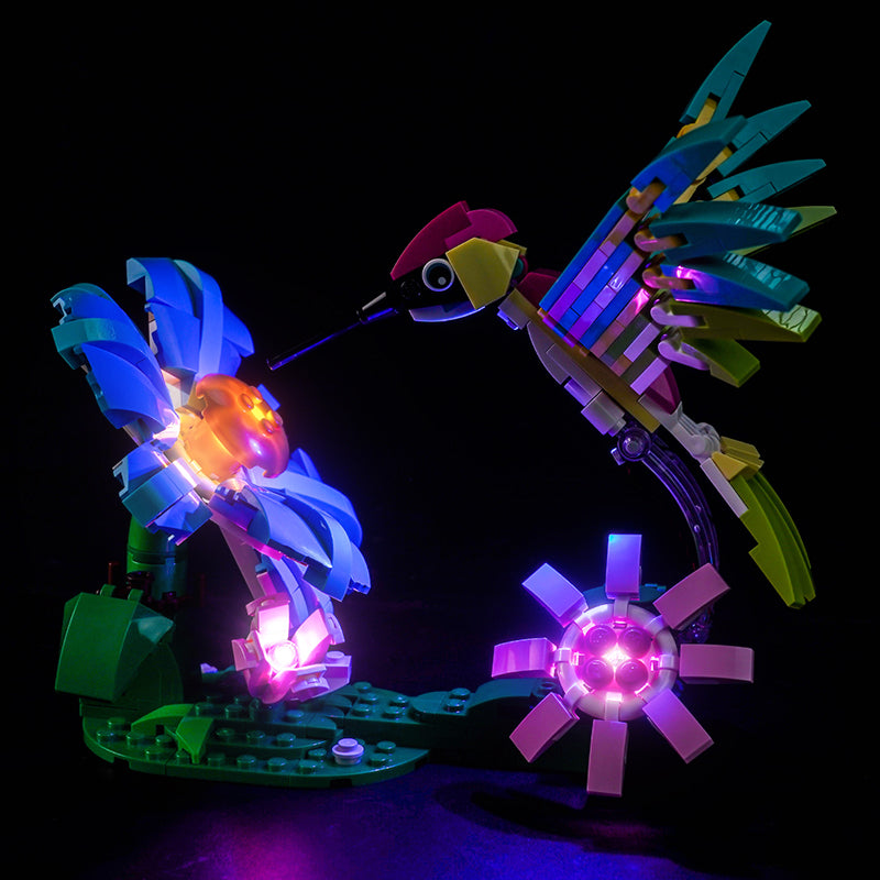Led Light Kit for LEGO® Wild Animals: Colorful Hummingbird 31384