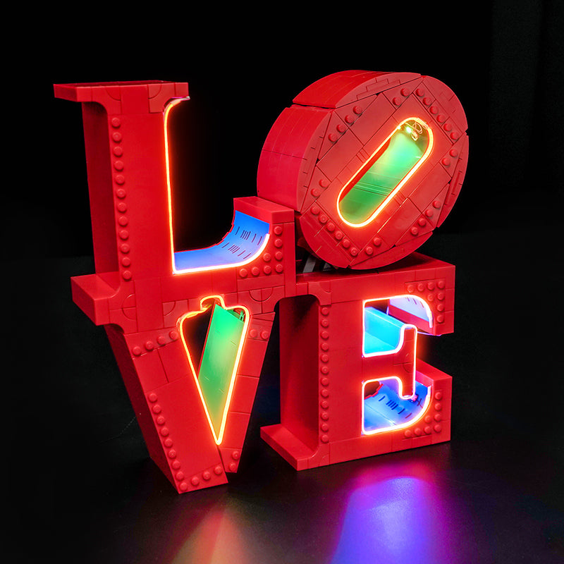 LED Light Kit for LEGO® Art 31214 LOVE