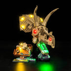 LED Light Kit for LEGO® Jurassic World 76969 Dinosaur Fossils: Triceratops Skull