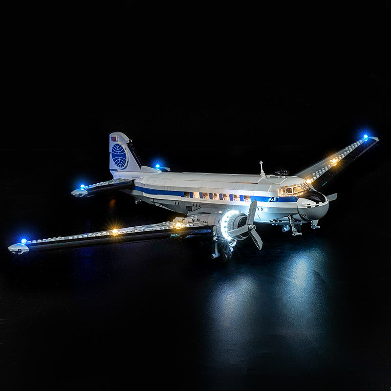 Led Light Kit for LEGO® Douglas™ DC-3™ PAN AM® Airliner 11378