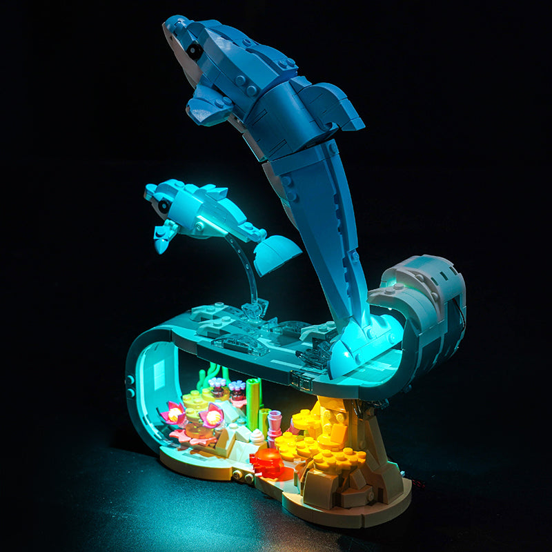 Led Light Kit for LEGO® Sea Animals: Beautiful Dolphins 31385