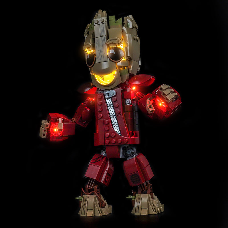 Led Light Kit for LEGO® Ravager Jumpsuit Groot 76341