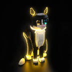 LED Light Kit Compatible with LEGO® Ideas Tuxedo Cat 21349