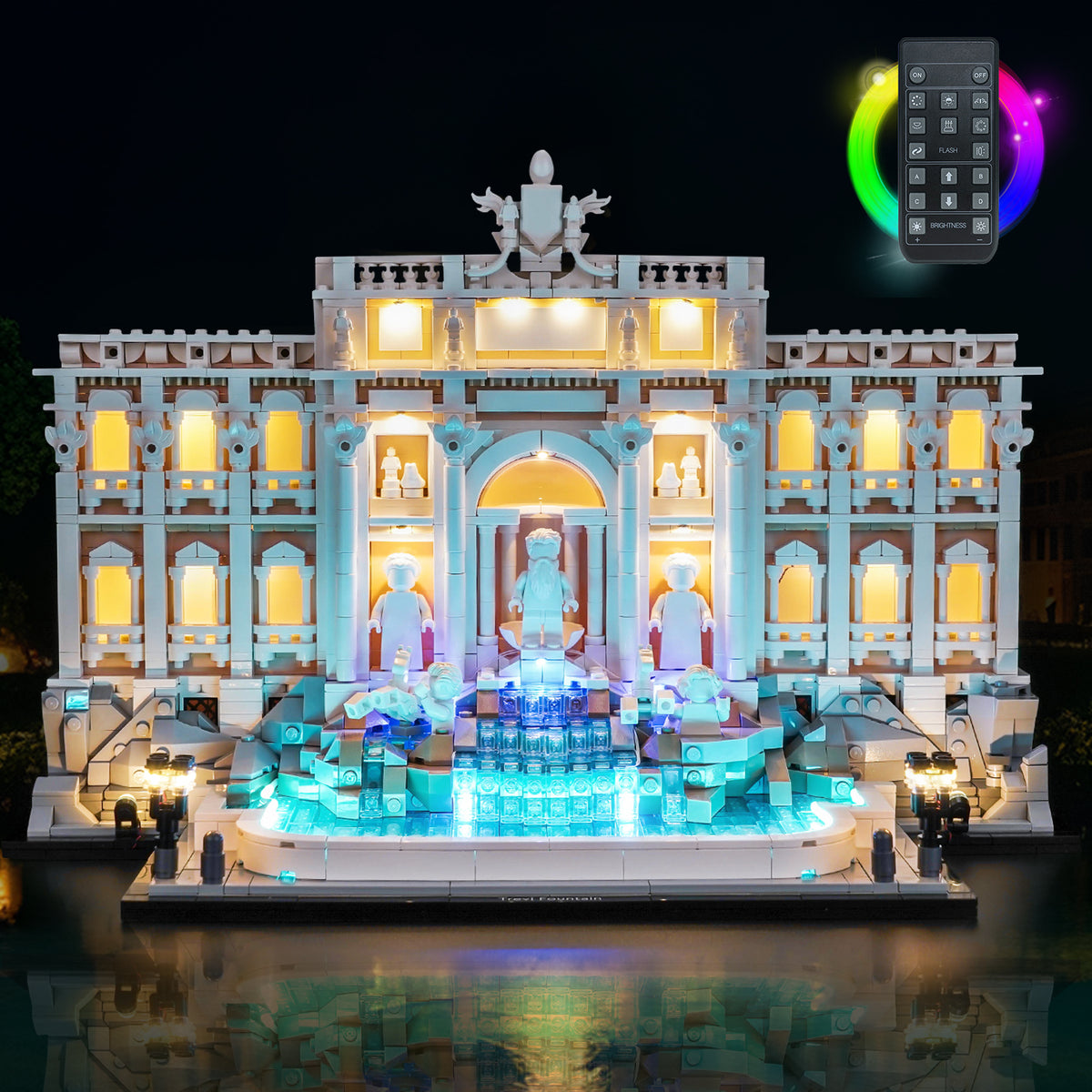 LED Light Kit for LEGO® Architecture 21062 Trevi Fountain