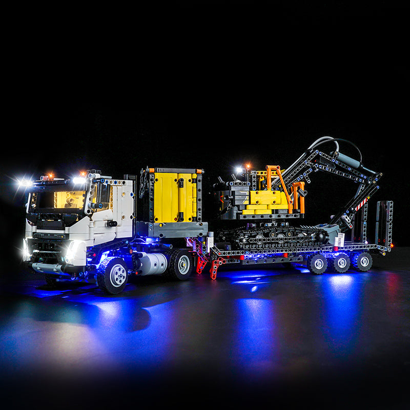 LED Light Kit for LEGO® Technic 42175 Volvo FMX Truck & EC230 Electric Excavator