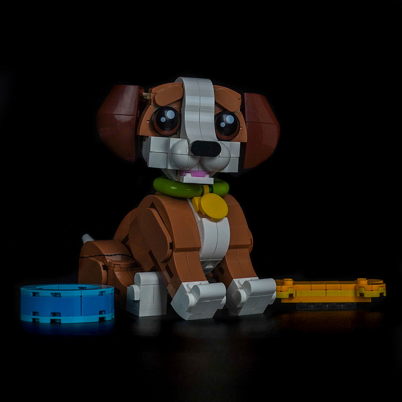 Led Light Kit for LEGO® Cute Animals: Playful Puppy Dog 31382