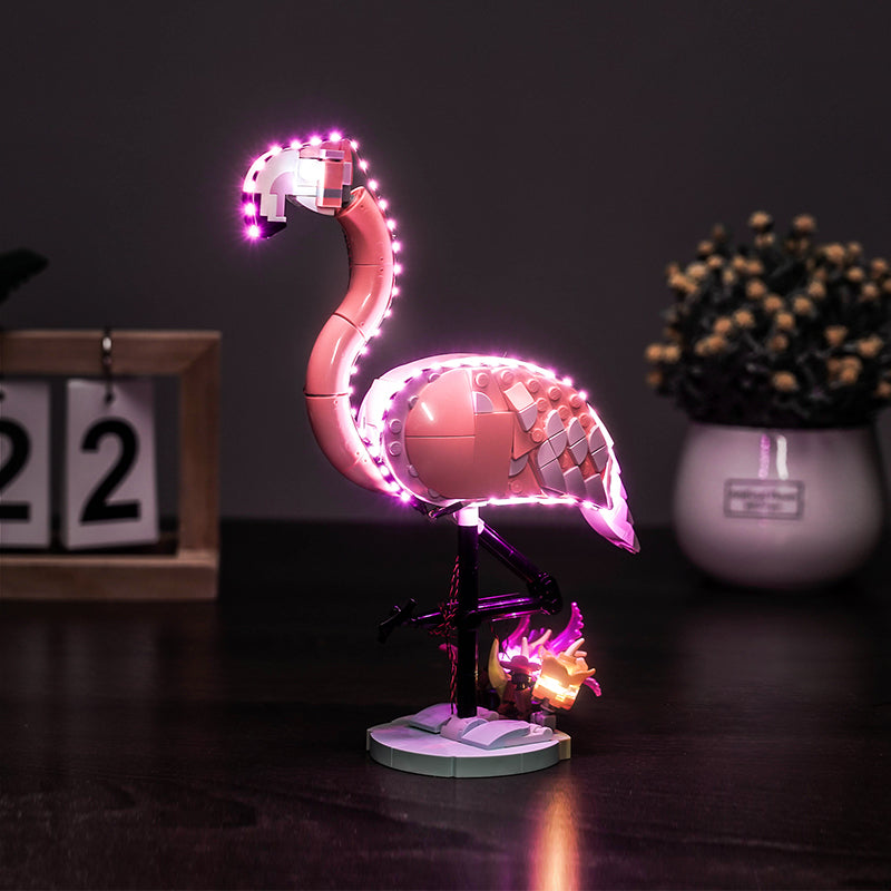 LED Light Kit for LEGO® Creator 3-in-1 31170 Wild Animals: Pink Flamingo