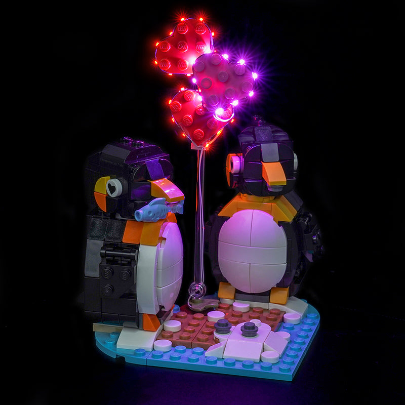 Led Light Kit for LEGO® Penguins in Love 40886