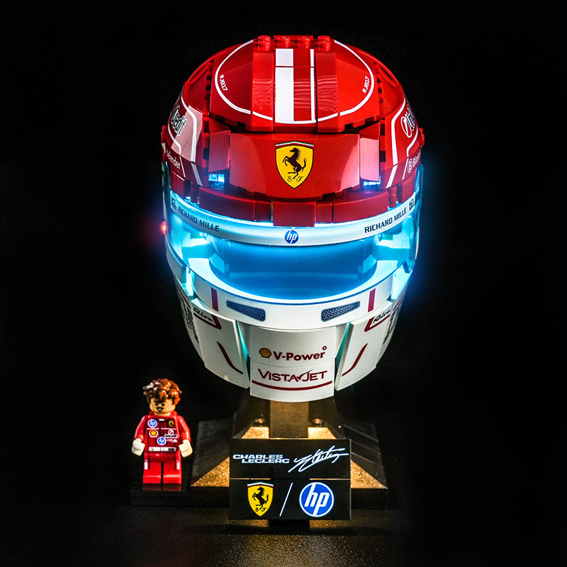 Led Light Kit for LEGO® Scuderia Ferrari HP Charles Leclerc Helmet 43014