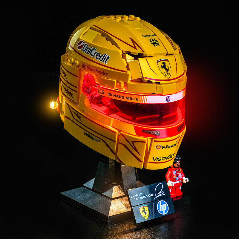 Led Light Kit for LEGO® Scuderia Ferrari HP Lewis Hamilton Helmet 43022