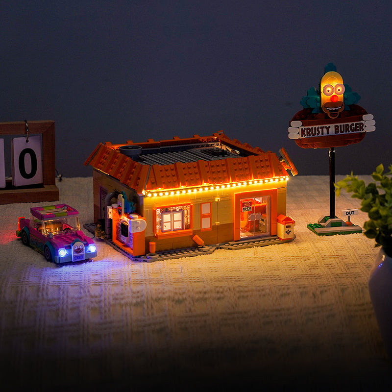 LED Light Kit for LEGO® Icons The Simpsons™: Krusty Burger 10352