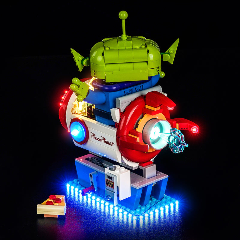 Led Light Kit for LEGO® Alien with Pizza Planet Rocket Ride 43307