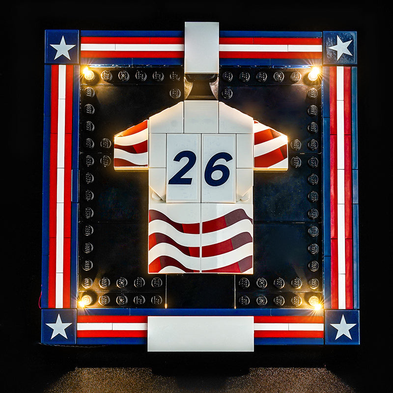 Led Light Kit for LEGO® 2026 U.S. Soccer National Team Jersey 43033