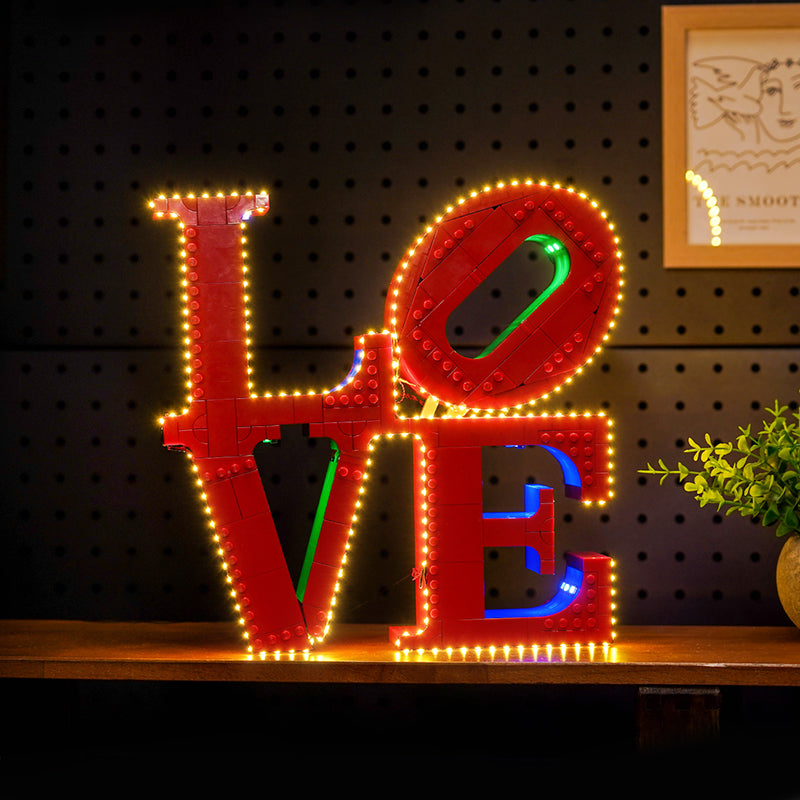 LED Light Kit for LEGO® Art 31214 LOVE