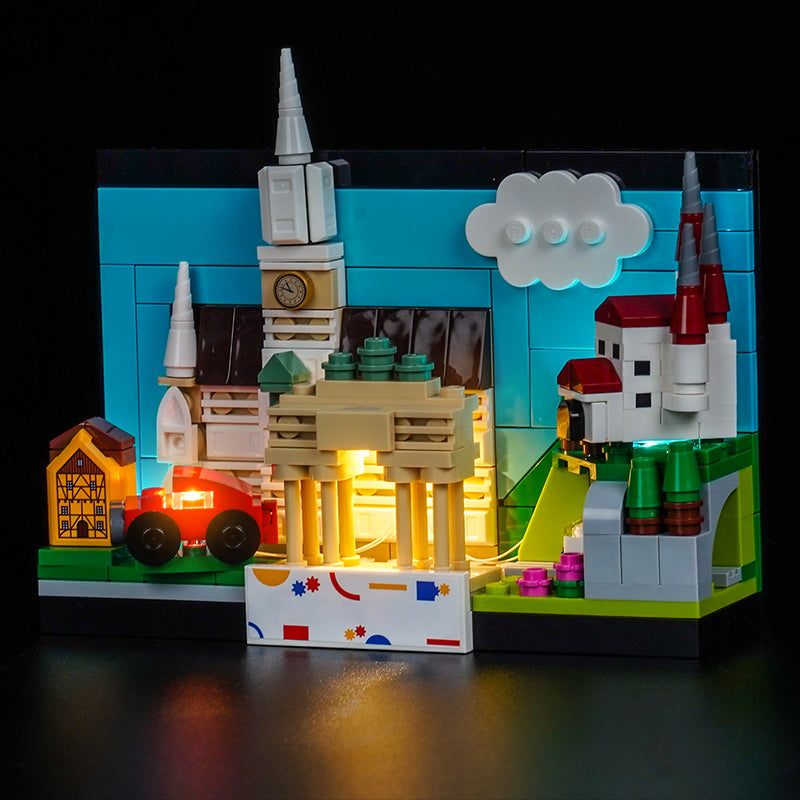 Led Light Kit for LEGO® Germany Postcard 40954