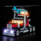 Led Light Kit for LEGO® Flatbed Truck with Helicopter 31146