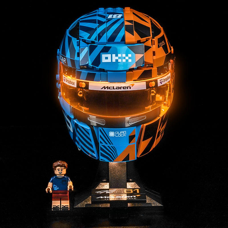 Led Light Kit for LEGO® McLaren Mastercard F1® Team Oscar Piastri Helmet 43017